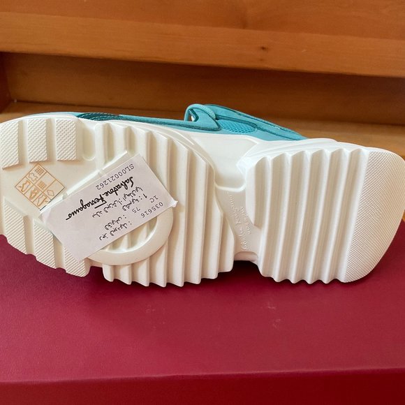 Blue Skylar Sneaker from Salvatore Ferragamo - Picture 10 of 13